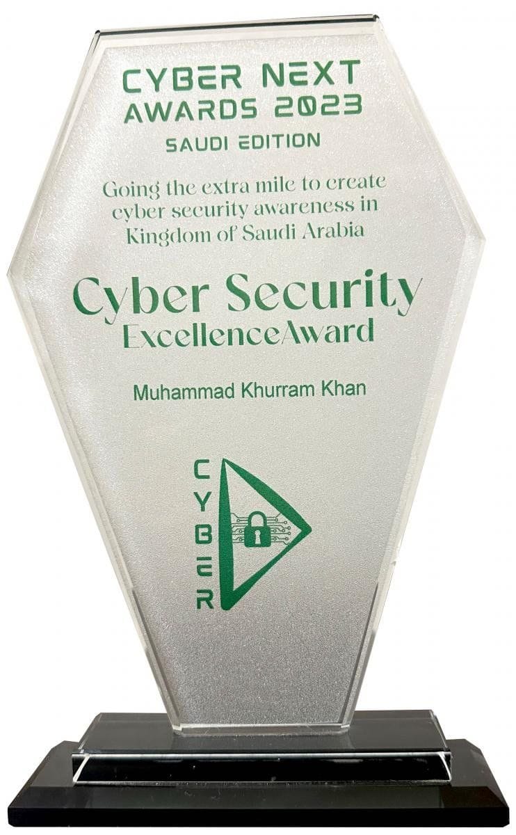 CoEIA Researcher Receives Cybersecurity Excellence Award