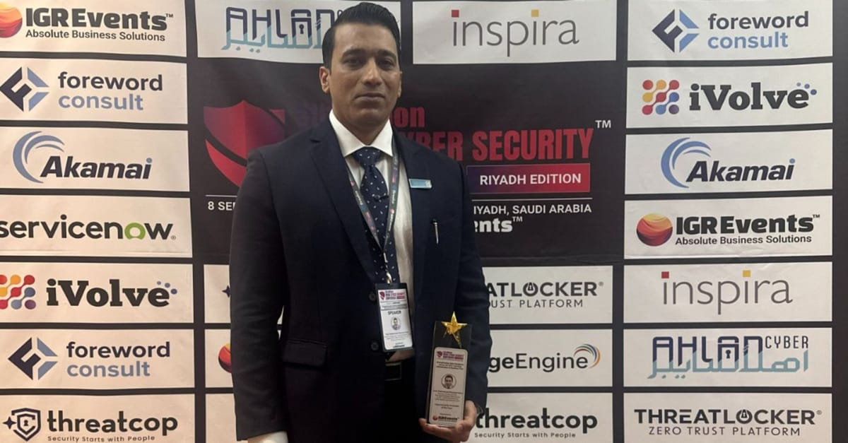 Prof. Muhammad Khurram Khan Wins the Cybersecurity Innovator of the Year Award
