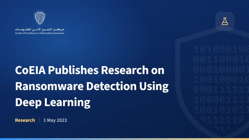 CoEIA Publishes Research on Ransomware Detection Using Deep Learning