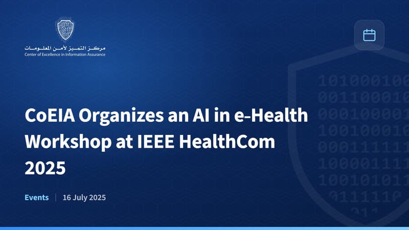 CoEIA Organizes an AI in e-Health Workshop at IEEE HealthCom 2025