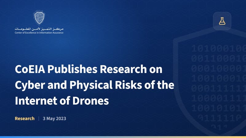 CoEIA Publishes Research on Cyber and Physical Risks of the Internet of Drones