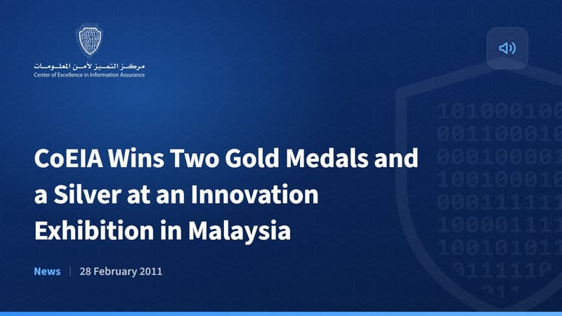 CoEIA Wins Two Gold Medals and a Silver at an Innovation Exhibition in Malaysia