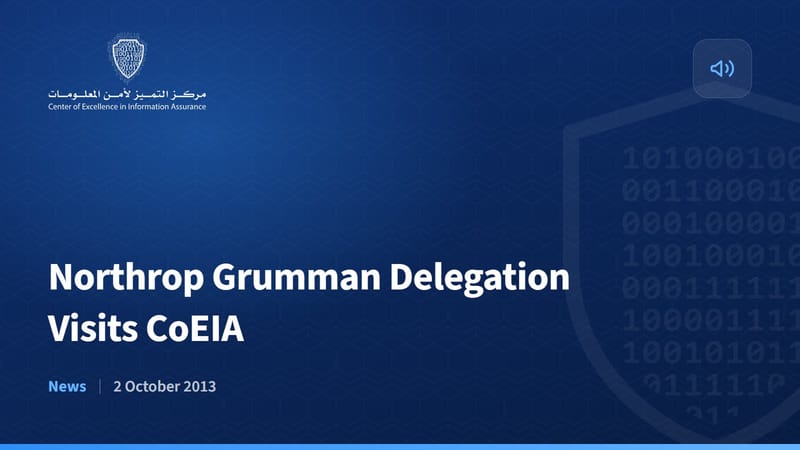 Northrop Grumman Delegation Visits CoEIA