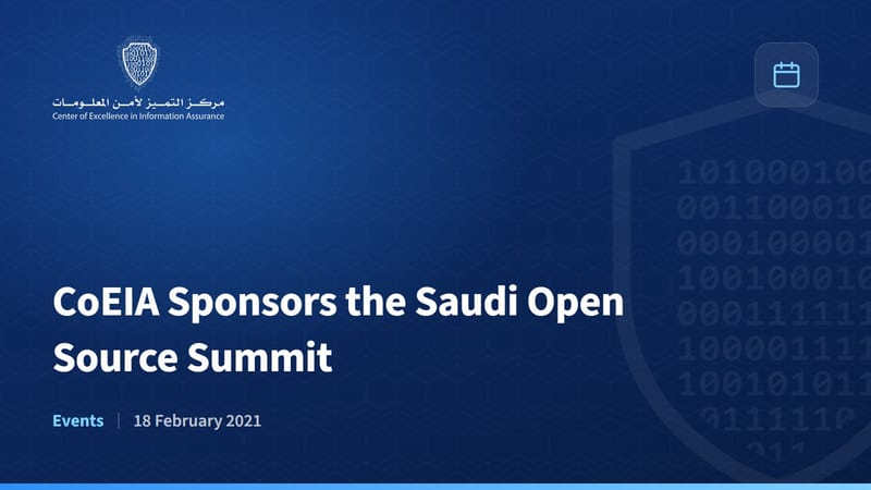CoEIA Sponsors the Saudi Open Source Summit