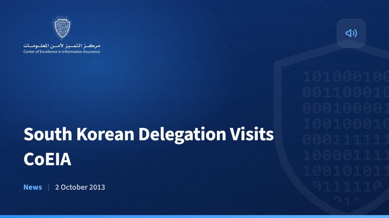 South Korean Delegation Visits CoEIA