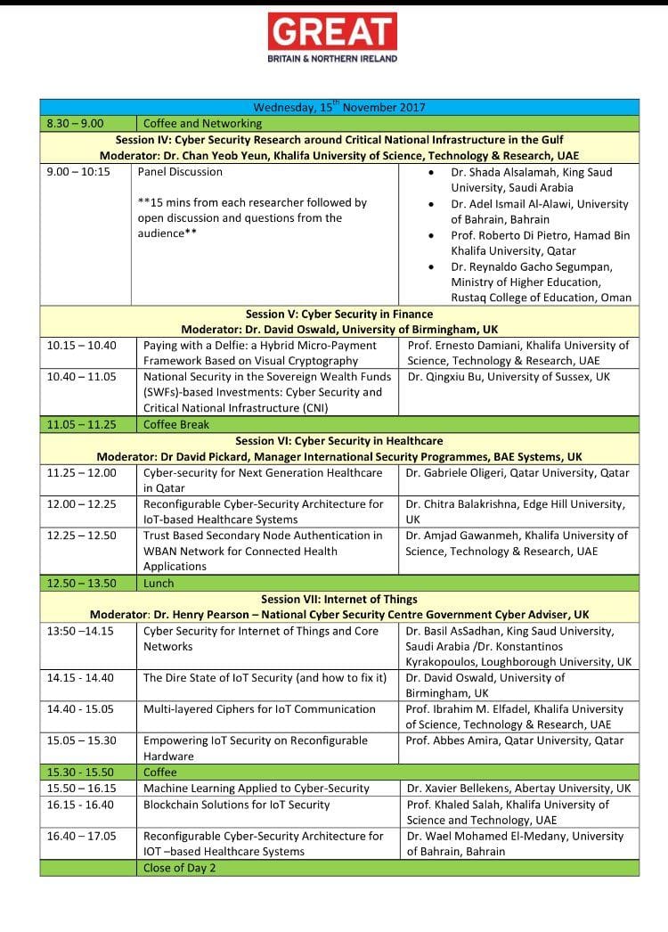 Dr. Shada Alsalamah Joins a Panel at the UK Cybersecurity Symposium in Manchester